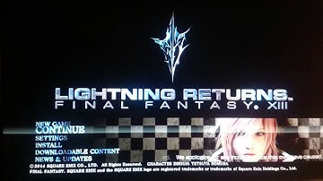 Lightning Returns FFXIII Title Screen Theme XBOX 360