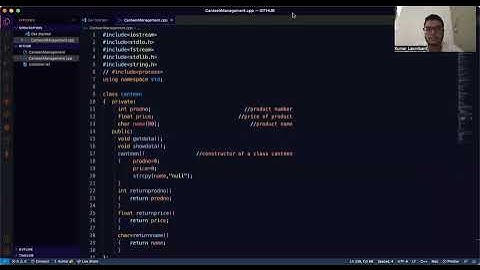 Canteen Management System using CPP