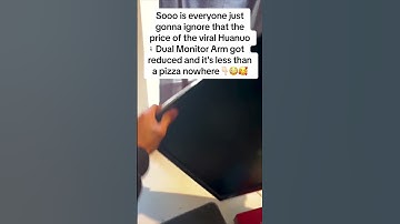 Upgrade your setup with a dual monitor arm #fok