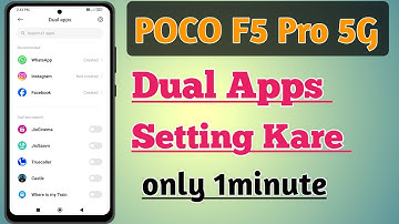 How to Use Dual Apps Setting in Poco F5 Pro 5G p Phone | Ek Apps Ko Double Kaise Kare |