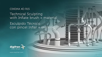 Technical Sculpting with Inflate brush + material (R15)