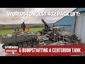 The worlds slowest 432 pack lift and trying to bumpstart a centurion tank with an excavator