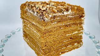 Մեղրով Տորթ 🎂 Торт Медовик 😍😍😍 Honey 🍯 Cake Recipe