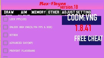 FREE CODM:VNG | MOD MENU 1.8.41.VIP CHEAT v1B(OUTDATED)