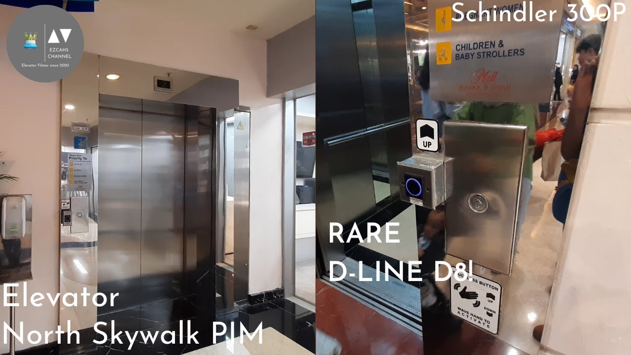 Schindler 300P Traction Elevator - North Skywalk PIM - YouTube