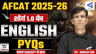 PYQs | NDA/CDS/AFCAT | Exam-Oriented English Class | L07 | By Dinesh Sir | #airgurukul