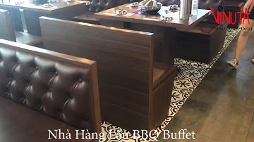 Thiết kế nhà hàng lẩu bbq buffet hàn quốc