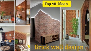 New creative brick wall design ideas 💡 creative thinks