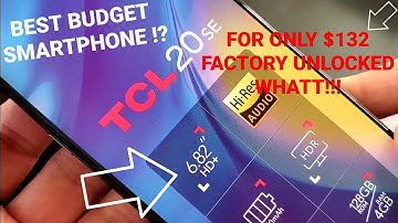 UNBOXING TCL 20 SE, BEST BUDGET SMARTPHONE!!? #eatshowtimetv #tcl