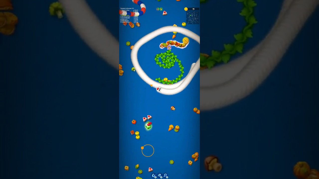 Worms Zone Hungry snake game Video 