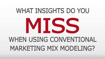 MARKETING MIX MODELING