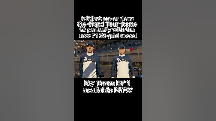 F1 25 MY TEAM GRID REVEAL #F1 #myteamcareer #grandtour #f125game