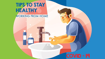 Stay Healthy - When Working From Home. 4 Tips #FlattenTheCurve