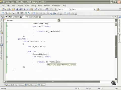 02  C++ Classes  10  Nested Types