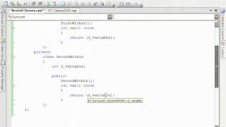 02  C++ Classes  10  Nested Types