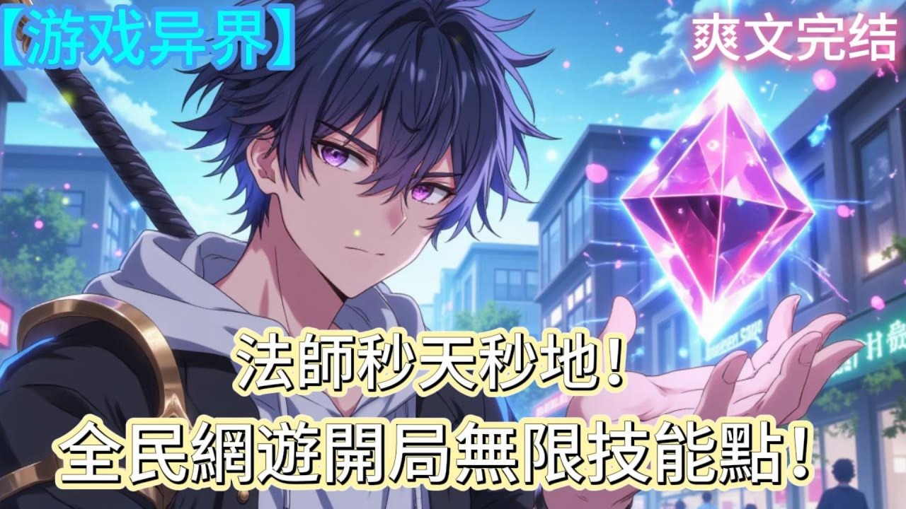 全民網遊開局無限技能點！法師秒天秒地！遊戲復甦之後，他意外獲得無限技能點，成為全職法師，掌握超越常人的戰鬥力與策略智慧。#異界 #遊戲異界 #穿越遊戲 #玩家異界 #異界冒險 #遊戲小說 #異界小說
