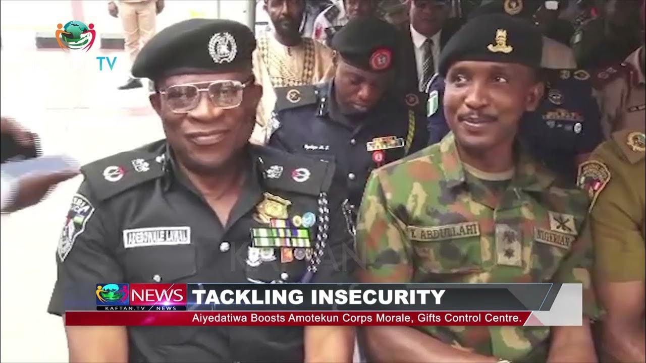 NEWS: Aiyedatiwa Boosts Amotekun Corps Morale, Gifts Control Centre.