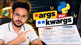 Python *args vs **kwargs 🔥 | Difference, Examples & Interview Questions