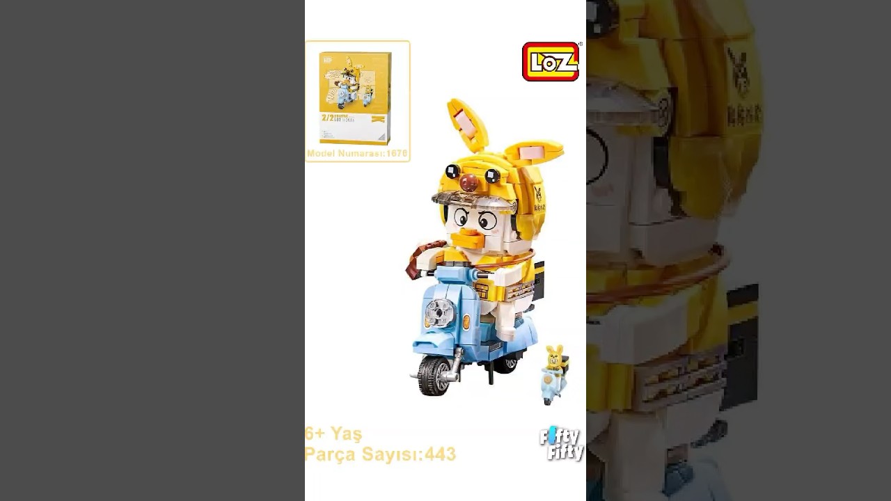 Vagonlife Loz Kurye Ördek -LZ1676 (443 Parça) Oyuncak Yapım Fiyatı