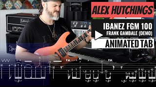 Alex Hutchings Frank Gambale - Ibanez Fgm 100 Demo - Guitar Tab Lesson Transcription