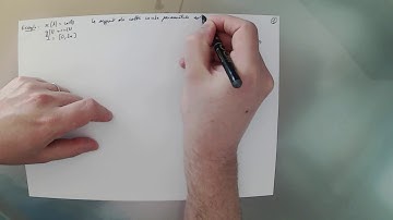 Courbes paramétrées - Partie 1 : généralités.