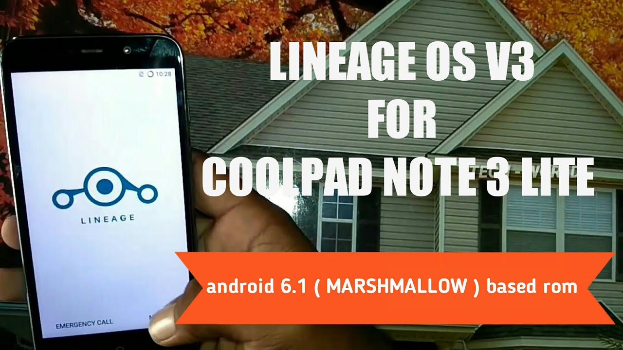 LINEAGE OS V3 FOR COOLPAD NOTE 3 LITE