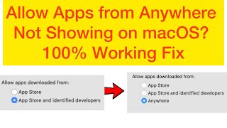 How to Enable “Allow Apps from Anywhere” on macOS