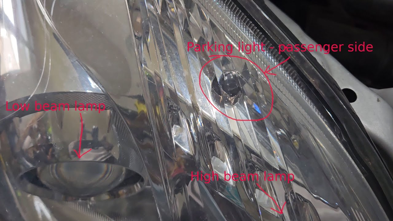 Prius parking light bulb replacement YouTube