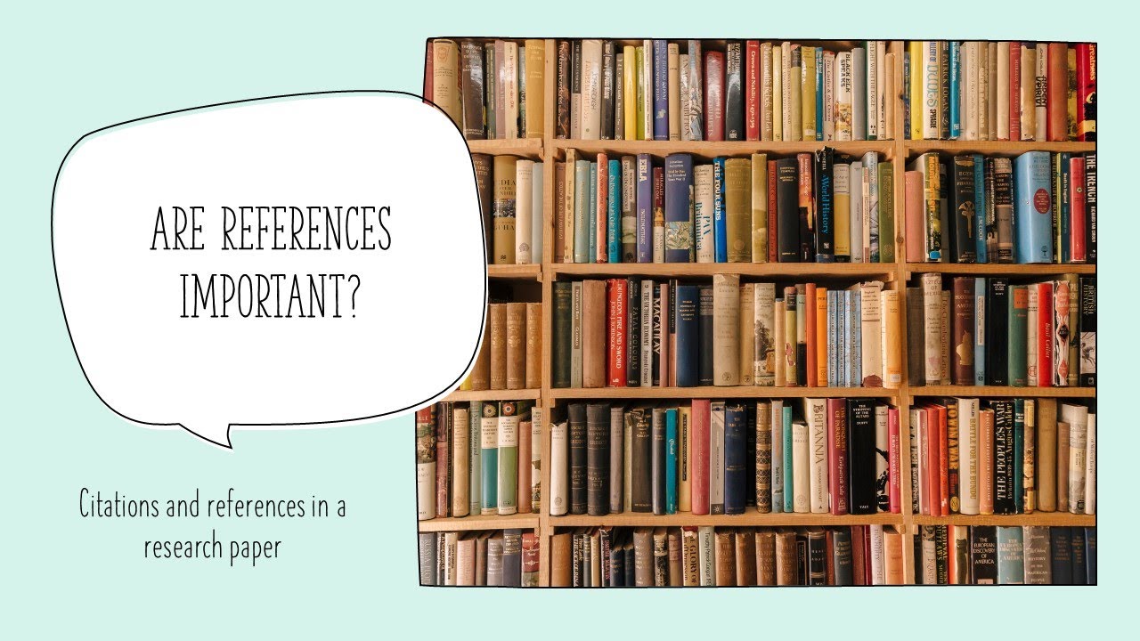 4  Are references important