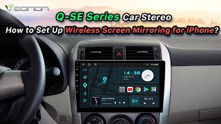 How to Set Up Wireless Screen Mirroring for iPhone | Eonon QSE Series Car Stereo
