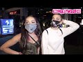 Avani Gregg & Amelie Zilber Hold A TikTok Press Conference While Leaving Dinner At BOA Steakhouse