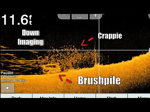 How to use Down Imaging to Find Crappie 