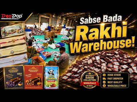 Inside DeoDap Rakhi Warehouse | 1000+ Rakhi Designs & 800+ Rakhi Gift Combos | Raksha Bandhan