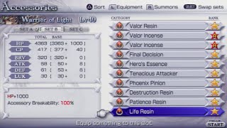 Dissidia Final Fantasy - E53: Resin