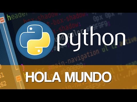 Curso de Python 3.5 [Video 4] - Hola Mundo en Python