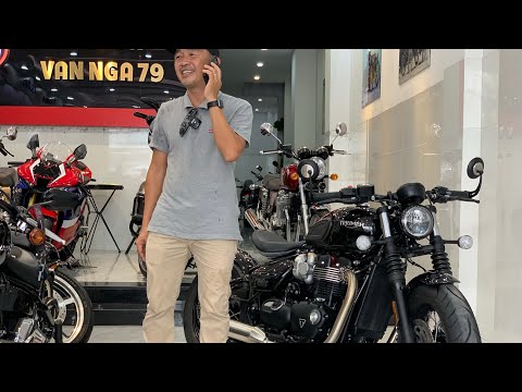 Video Triumph Bobber 2022 đập thùng tháng 3-2022 Odo 1000km - youtube