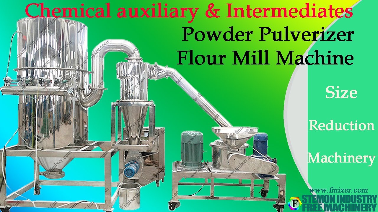 Chemical auxiliary intermediates powder pulverizer by air classifier flour mill with cyclone grinder