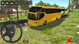 Euro Bus Driving Game 2024 Indonesia Bus Simulator  Public Transportation Android Gameplay screenshot 2