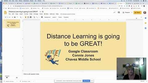 Google Classroom Stream vs Classwork - Connie Jones, Chavez MS