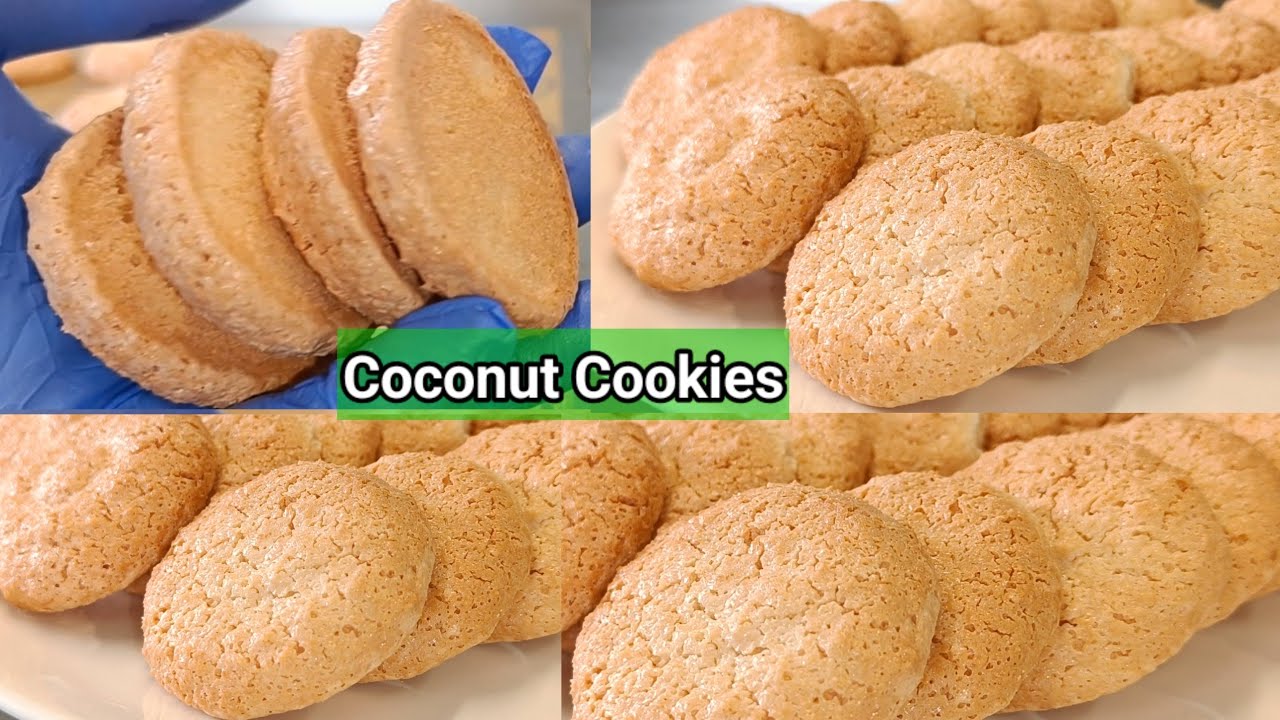 Coconut Cookies recipe |  Coconut Biscuits recipe | How to make coconut cookies