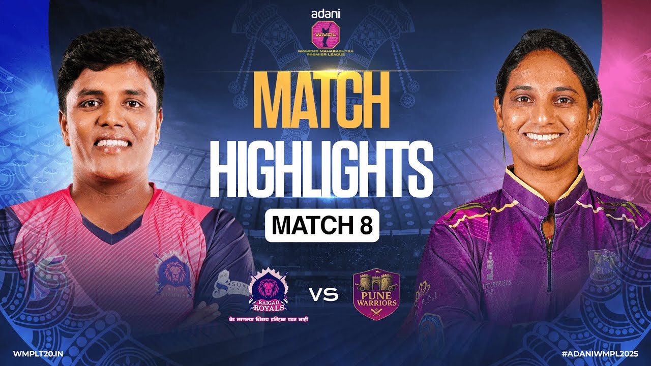 Shweta Mane's Heroics Help Pune Edge Raigad in a Thriller to Make Final | Match 8 Highlights | WMPL