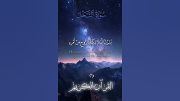 أَتَىٰ أَمْرُ اللَّهِ فَلَا تَسْتَعْجِلُوهُ ۚ سُبْحَانَهُ وَتَعَالَىٰ عَمَّا يُشْرِكُونَ🎧💜سورة النحل