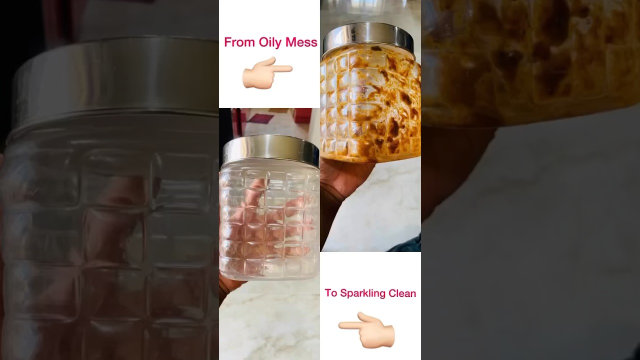 Effortless oil grease container cleaning hack 