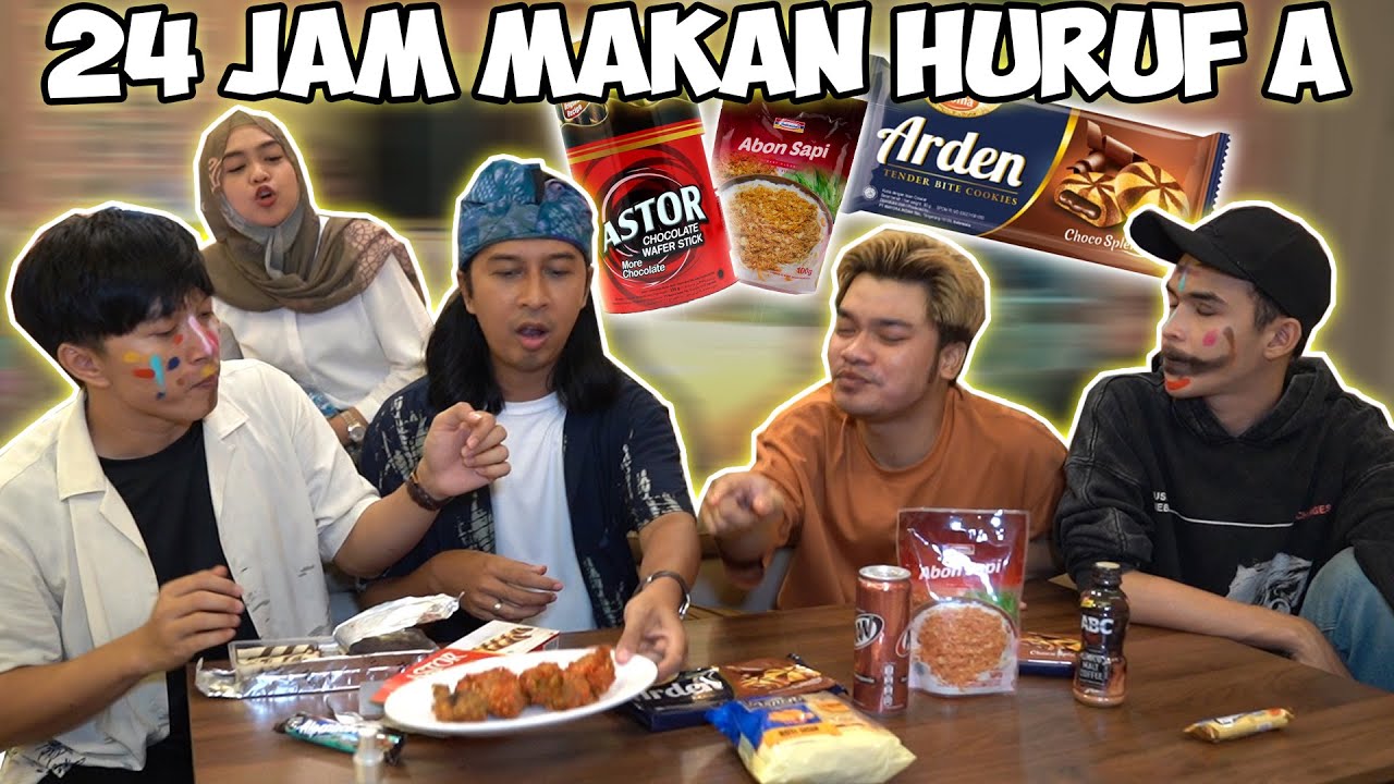 WAJIB MAKAN CUMA HURUF A!! TIM RICIS RIBUT LAGI..
