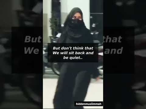 Don’t touch my Hijab😡☝️Muslim girl Attitude _Power of Islam💪🏼_Hijab status #shorts  #hijabban