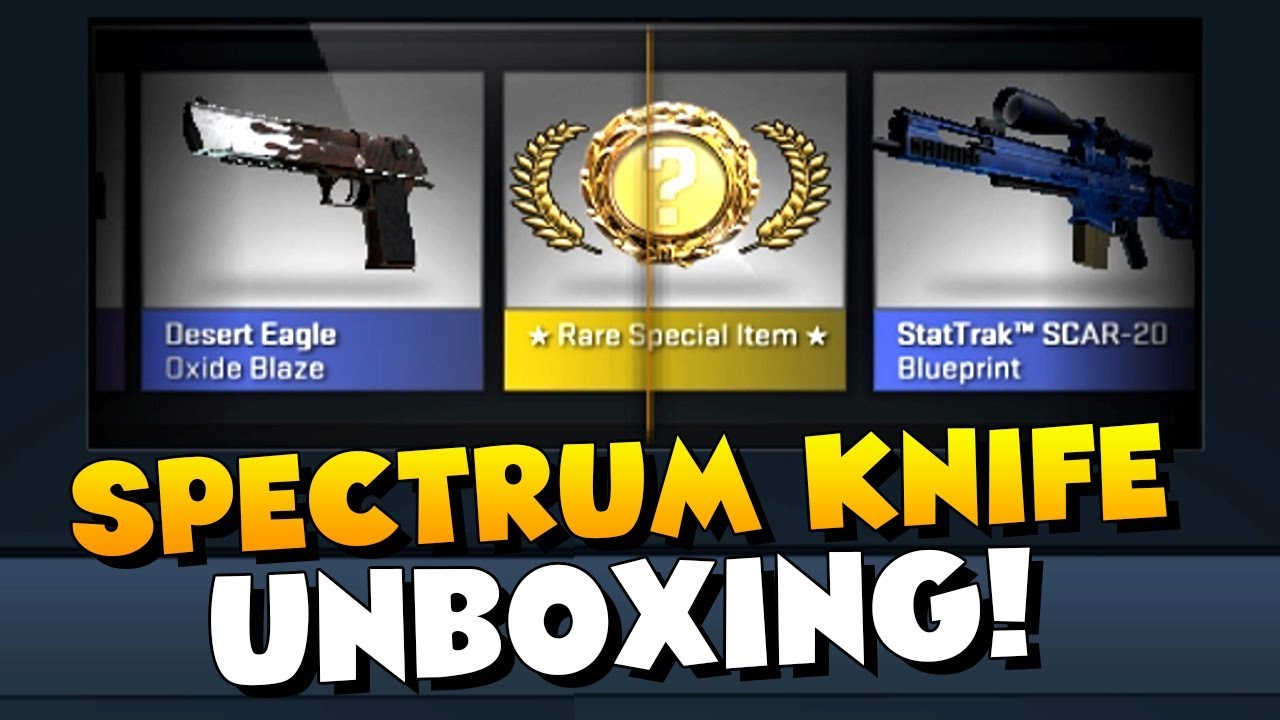 CSGO SPECTRUM CASE KNIFE UNBOXING! HAPPY DAYS! (ᵔᴥᵔ) YouTube