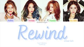 [REUPLOAD] Wonder Girls (원더걸스) - Rewind [Colour Coded Lyrics Han/Rom/Eng]