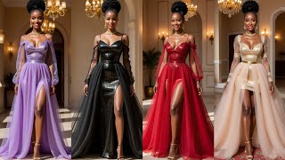 AI Model Zurie Wears a Gorgeous A-Line Prom Dress with Lace Appliques! Image to Video In Dzine Ai screenshot 4