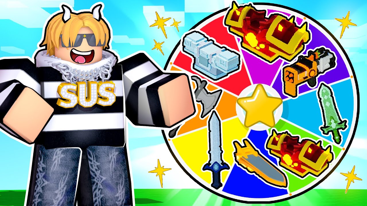 If You DIE, You SPIN The MYSTERY WHEEL.. (Roblox Bedwars)