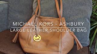 michael kors ashbury large leather shoulder bag